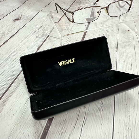 vtg versace Stylish Eyeglasses frames with Case designer main image 8